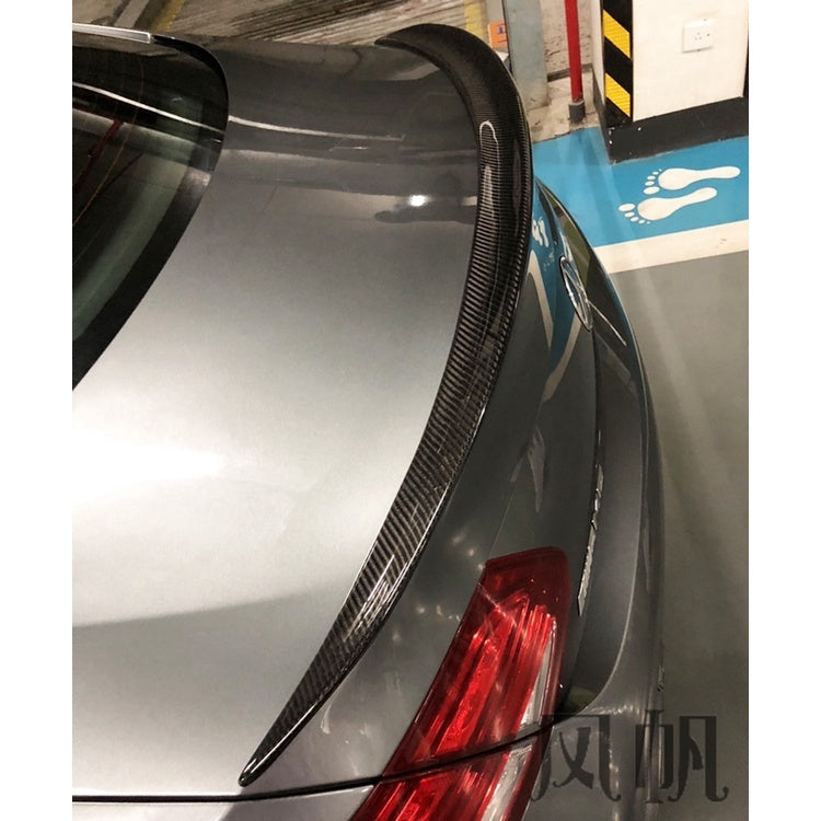 For Mercedes W205 C Class Coupe Carbon Fiber Facelift Style Spoiler