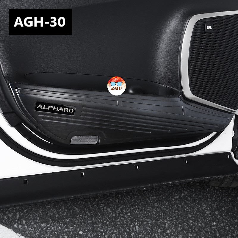 For Toyota Alphard Vellfire AGH30 Stainless Steel Door Rrim Panel Protector Guard Alphard Vellfire Accessories