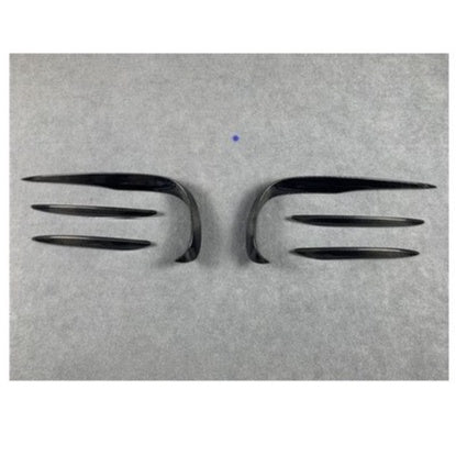 For Mercedes W205 Canard Facelift 2018-2021 ABS front bumper diffuser knife decorative