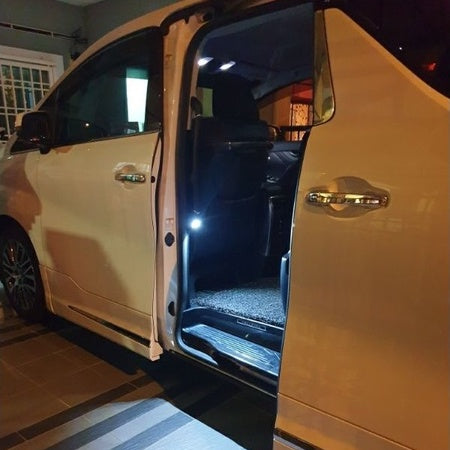 For Toyota Vellfire Alphard AGH30 Welcome LED Light Foot Lamp