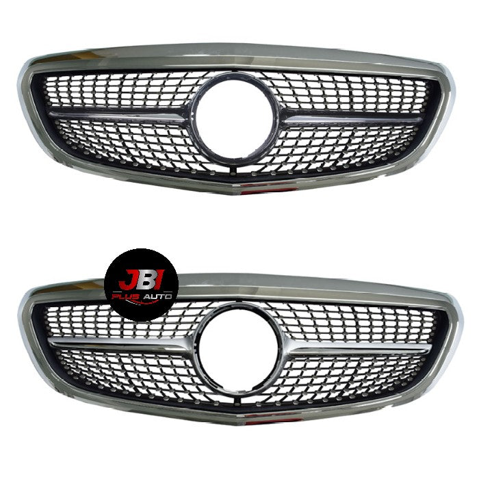 For Mercedes W205 C Class Executive Diamond Grill 2015-2021
