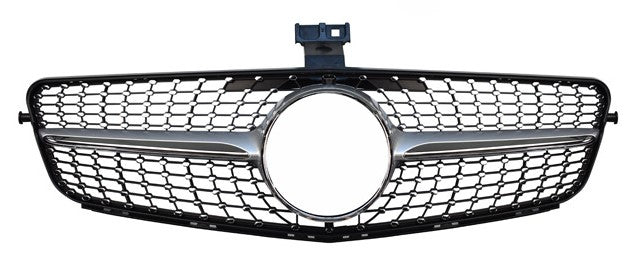 For Mercedes W204 C Class Diamond Grill 2007-2014