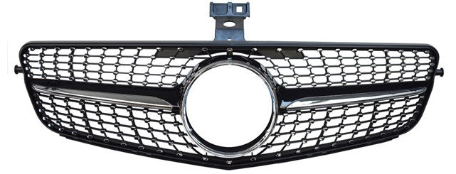 For Mercedes W204 C Class Diamond Grill 2007-2014