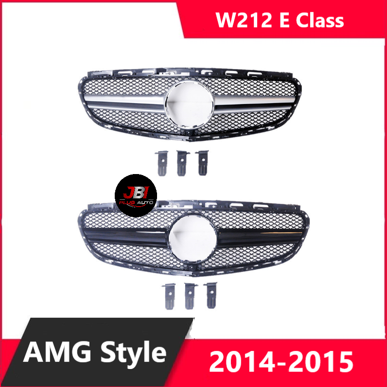 For Mercedes W212 Grill E Class Facelift AMG Style Grill 2014-2015