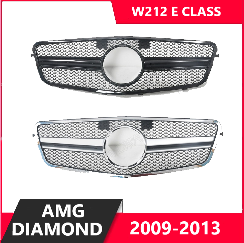 For Mercedes W212 E Class 2009-2013 Pre Facelift AMG Style Grille
