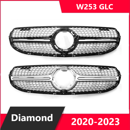 For Mercedes W253 GLC Diamond Grill GLC Coupe 2020-2023