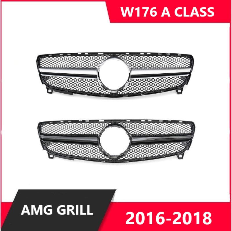 For Mercedes W176 Grill A Class AMG Grill 2013 2018