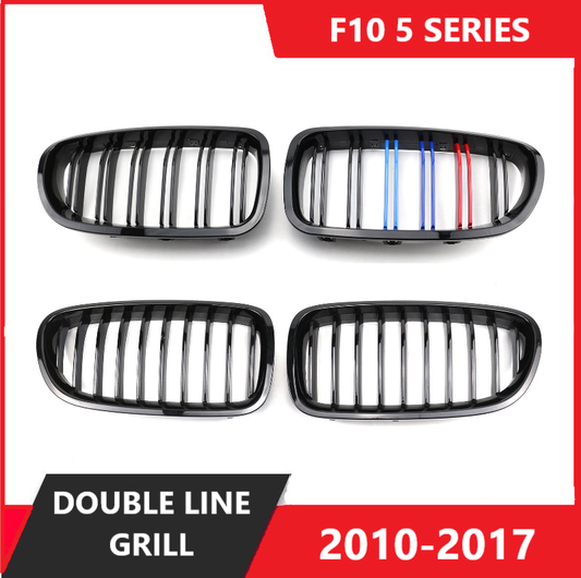 For BMW F10 525I 520I 528I M PERFORMANCE GRILL DOUBLE LINE GRILL