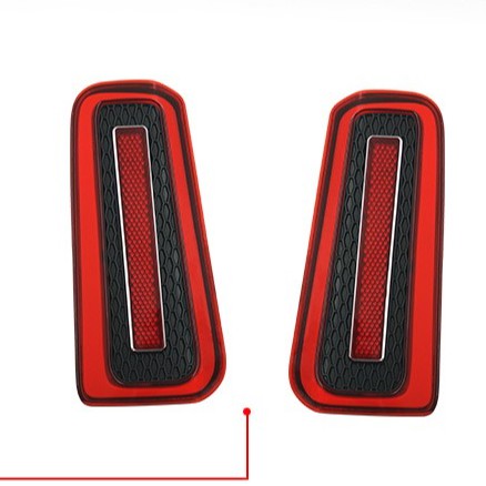 For Toyota Alphard Vellfire AGH30 2015-2021 Led Rear Bumper Reflector Brake Running Light Lamp 2Color Red