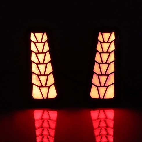 For Toyota Alphard Vellfire AGH30 2015 - 2023 Led Rear Bumper Reflector Brake Running Light Lamp