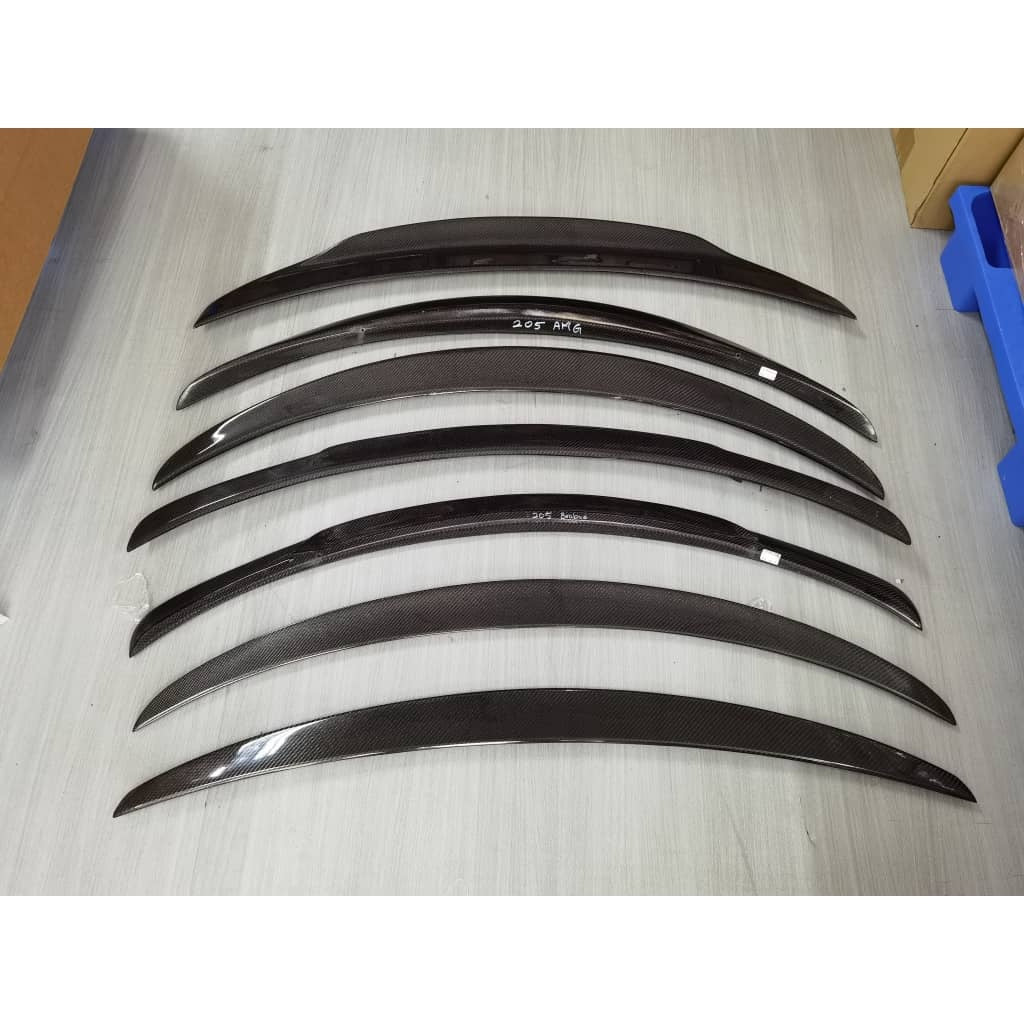For Mercedes W205 C Class Carbon Fiber Spoiler