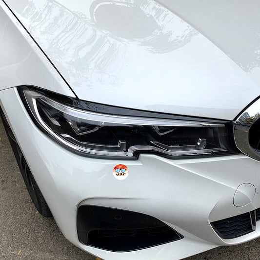 For BMW G20 F30 G30 E90 headlight eyebrow decoration car sticker modification
