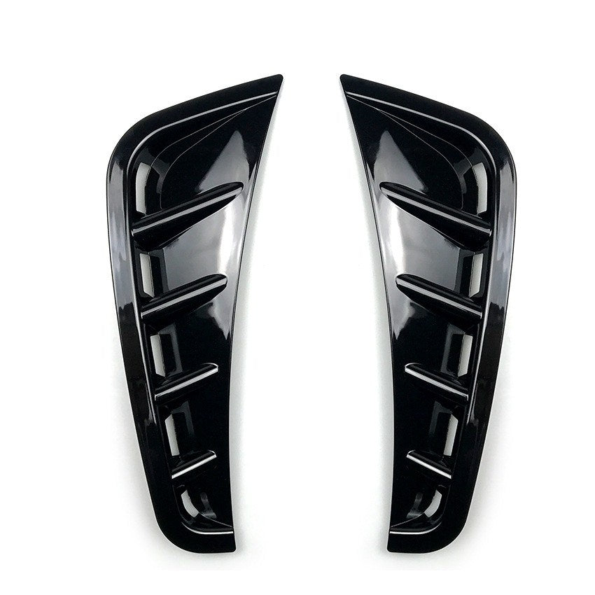 For Mercedes W205 Canard Facelift 2018-2021 ABS front bumper diffuser knife decorative