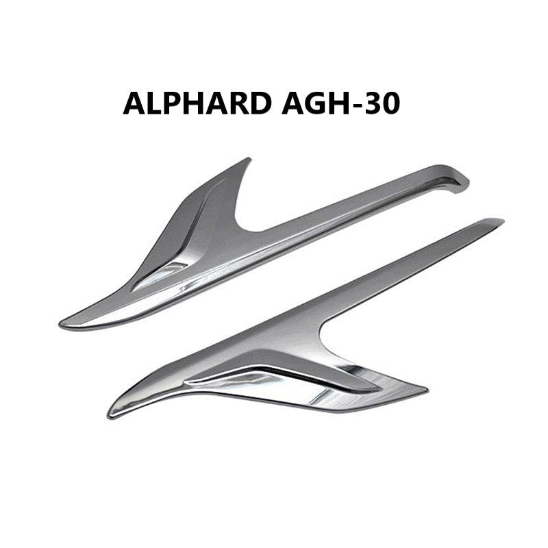 For Toyota Alphard Vellfire AGH30 Head Lamp Chrome garnish Headlamp Chrome trim cover