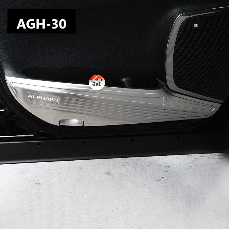 For Toyota Alphard Vellfire AGH30 Stainless Steel Door Rrim Panel Protector Guard Alphard Vellfire Accessories