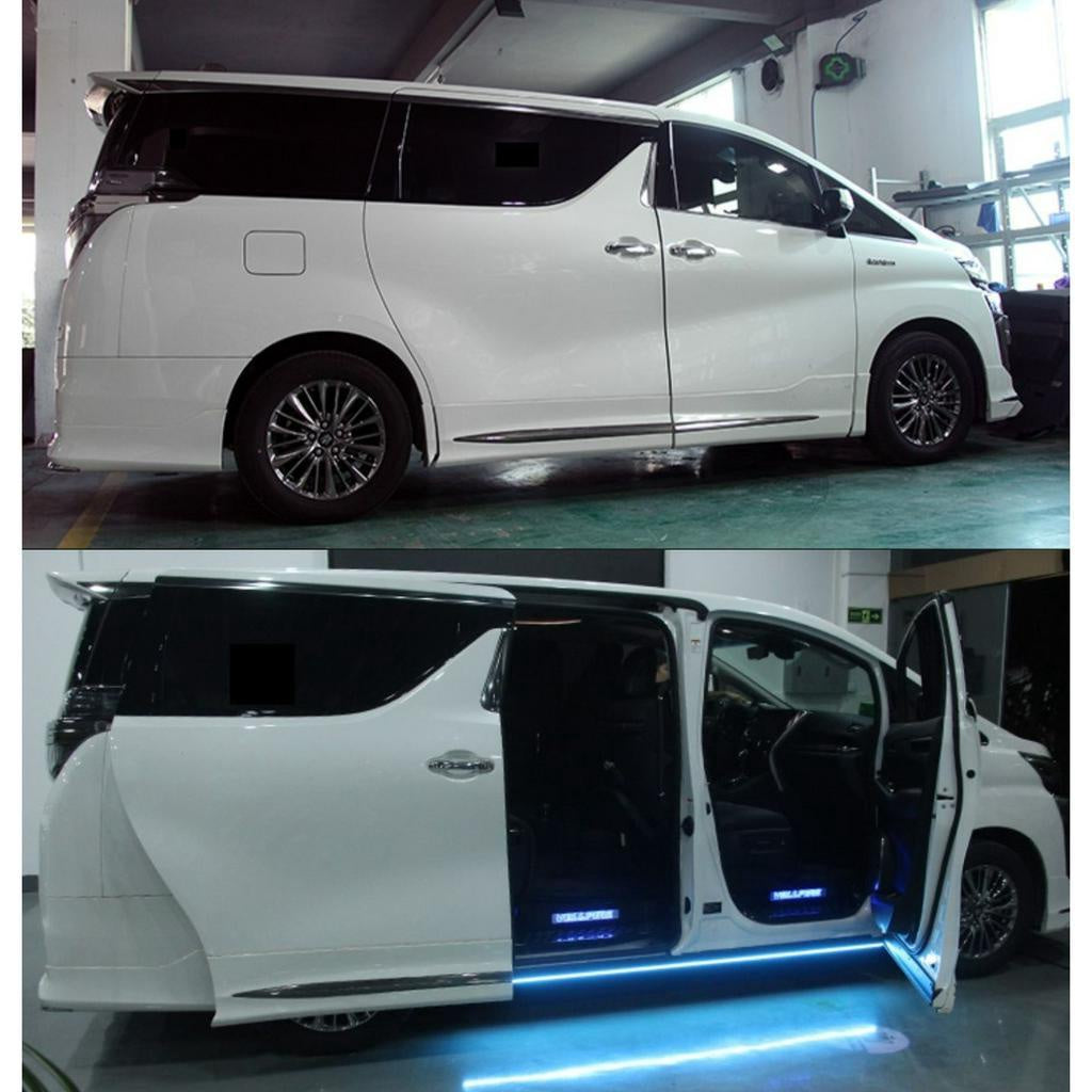 For Toyota Vellfire Alphard AGH30 AGH40 Side Skirt Light Power Door Light Bar 2015-2026