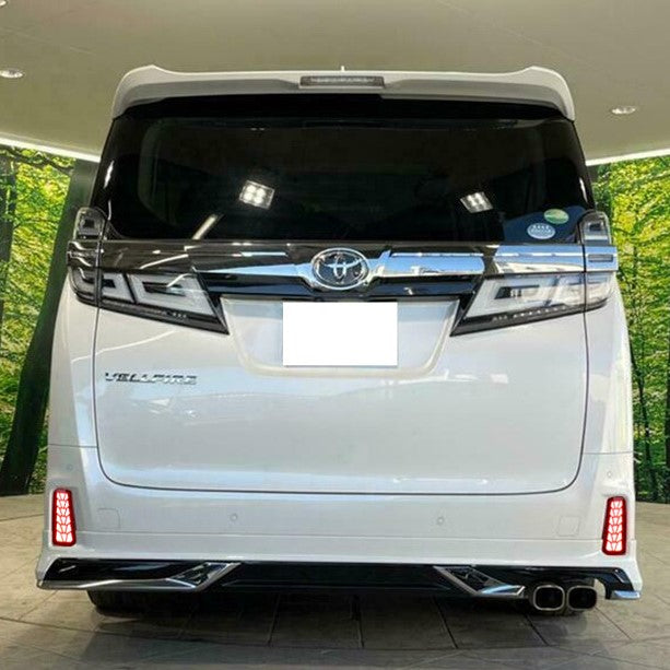 For Toyota Alphard Vellfire AGH30 2015 - 2023 Led Rear Bumper Reflector Brake Running Light Lamp