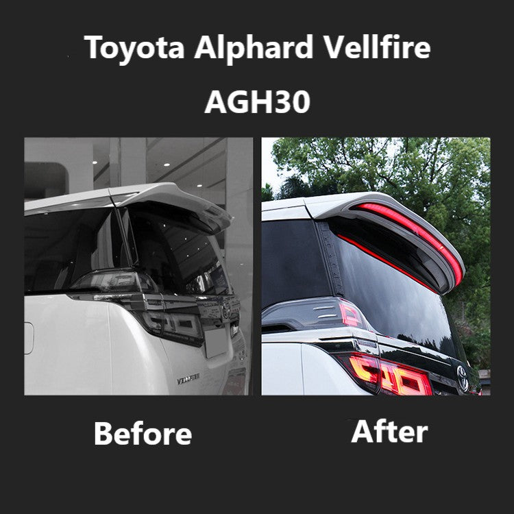 Toyota Alphard Vellfire AGH30 LED Spoiler 2015-2023 Alphard Spoiler Vellfire Spoiler AGH30 Spoiler