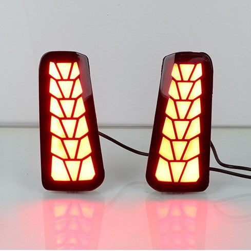 For Toyota Alphard Vellfire AGH30 2015 - 2023 Led Rear Bumper Reflector Brake Running Light Lamp