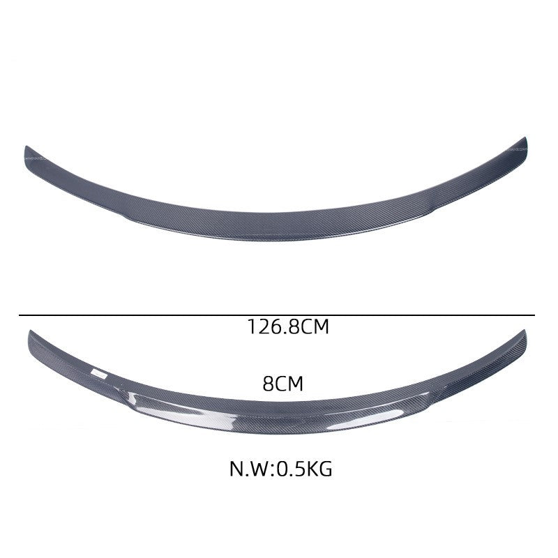 For Mercedes W205 C Class Coupe Carbon Fiber Spoiler