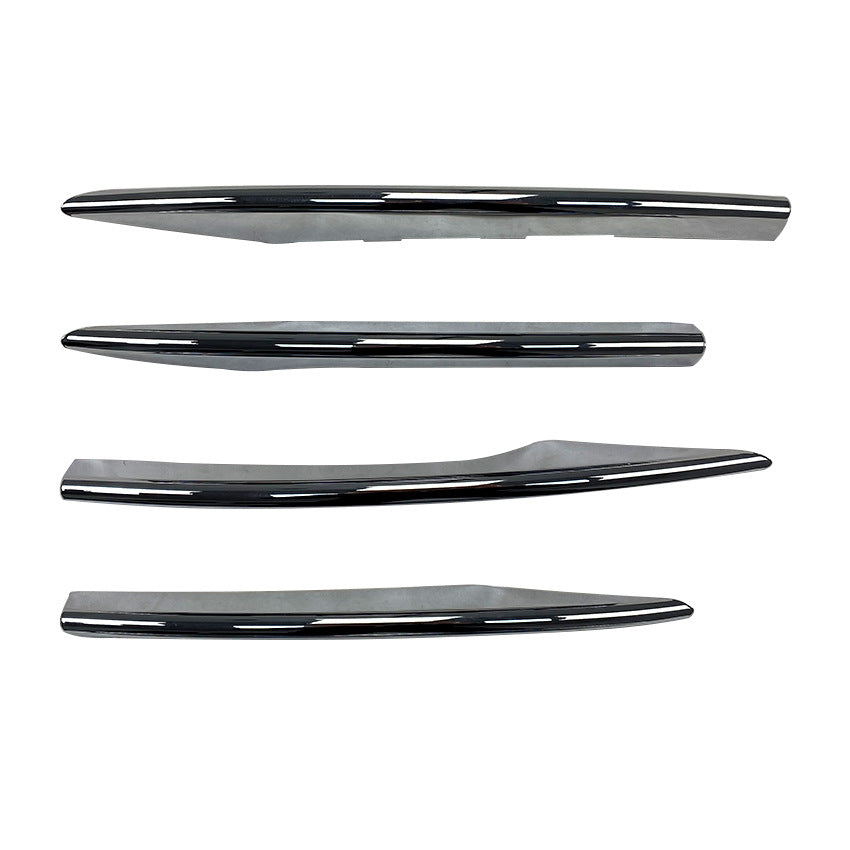 For Mercedes W213 ABS Canard front bumper diffuser knife decorative