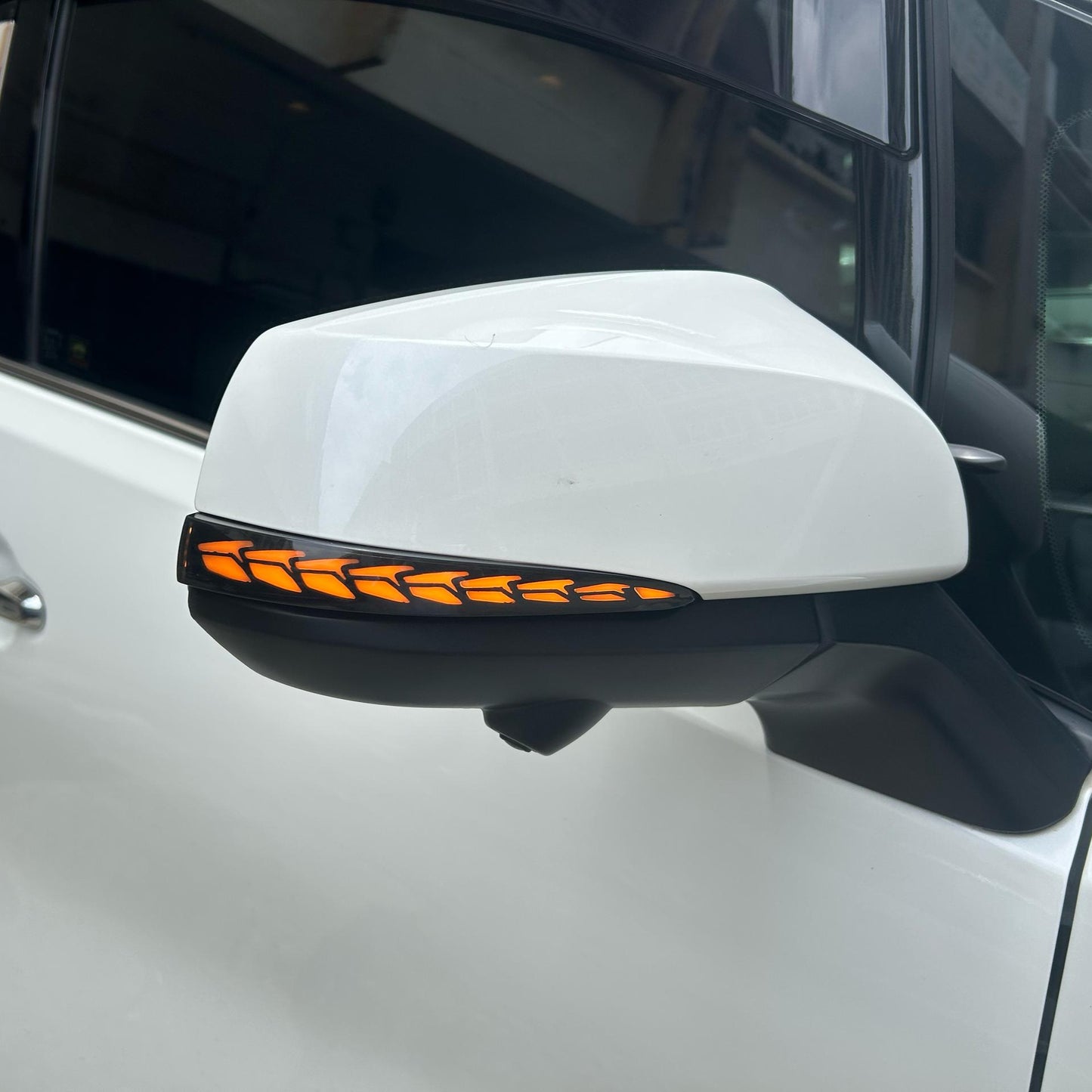 For Toyota Alphard vellfire AGH30 Side Mirror Sequential Turn Signal LED DRL 2015 2023