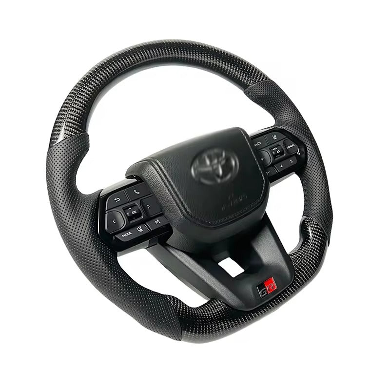 For Toyota Alphard Vellfire AGH30 GR Steering Carbon Fiber Steering Wheels