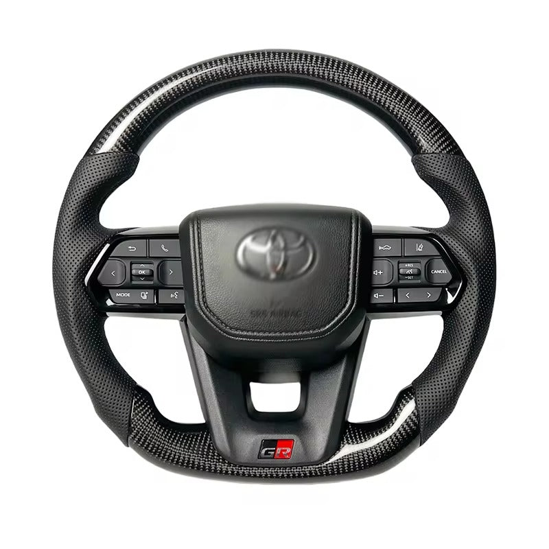 For Toyota Alphard Vellfire AGH30 GR Steering Carbon Fiber Steering Wheels