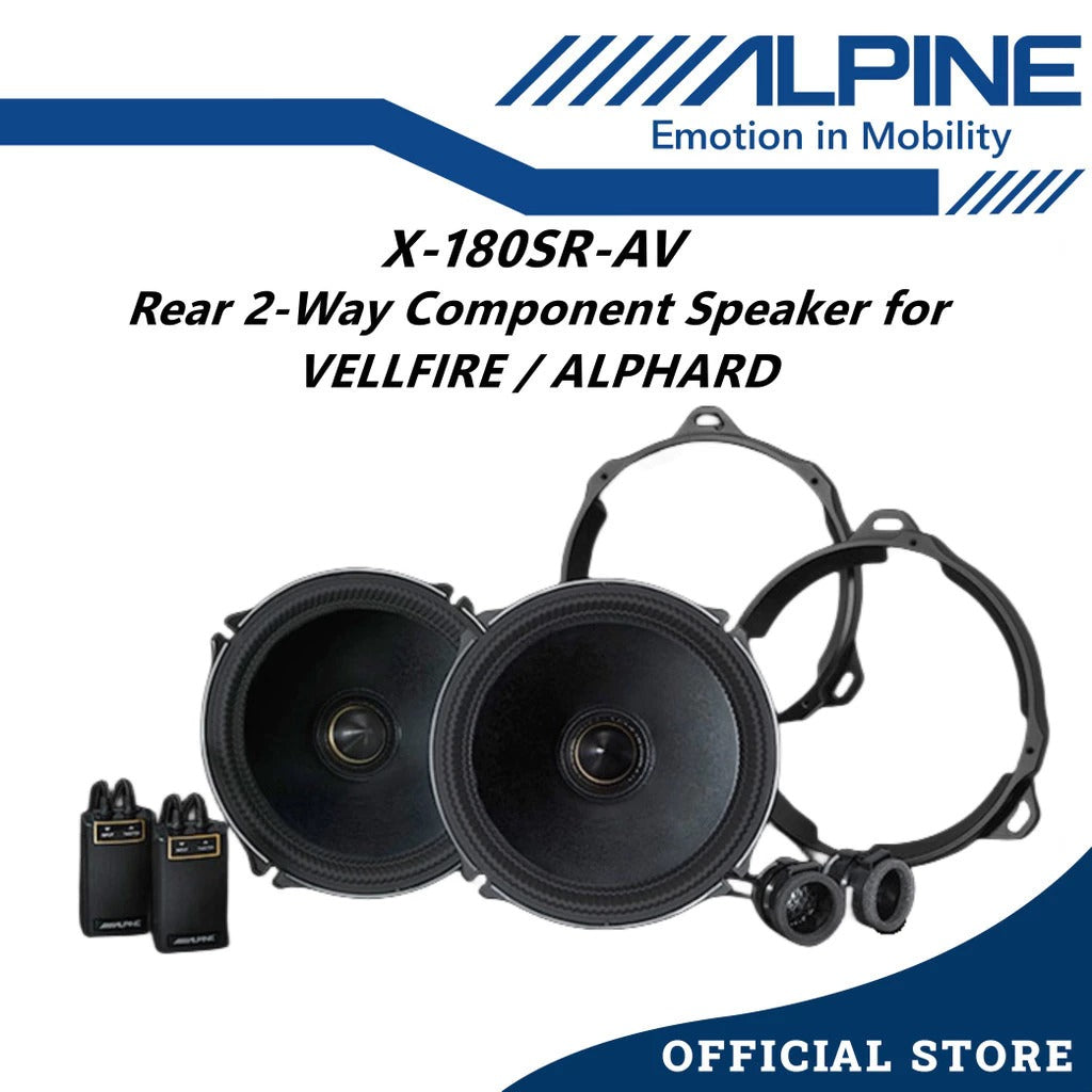 Toyota Alphard Vellfire AGH30 AGH40 Alpine X3-710S-LUP-AV-40 X3-710S-LUP-AV lift up 3-way speaker