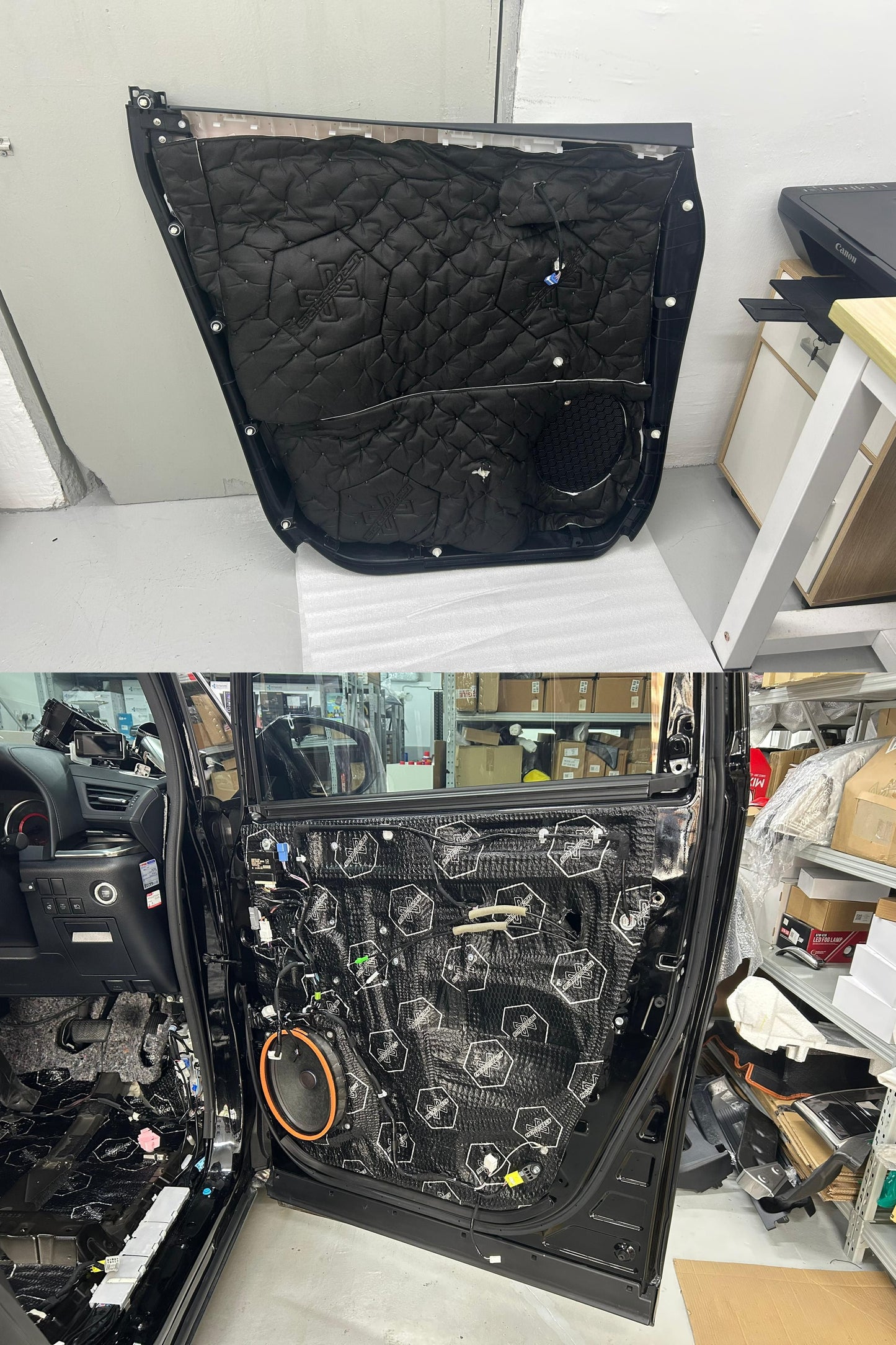 Toyota Alphard Vellfire Agh30 Crossfire Soundproof 2.3mm Car Soundproof Damping Thickness | Car Soundproofing Nailed