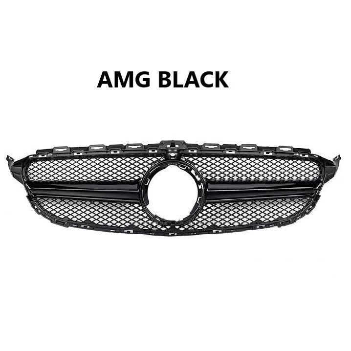 For Mercedes W205 C Class AMG Style Grill 2015-2021