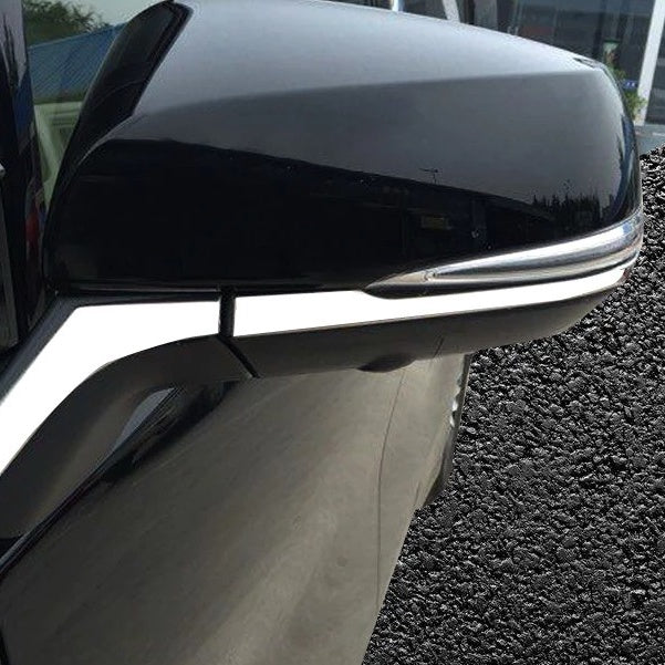 For Toyota Alphard Vellfire AGH30 Chrome Rearview Side Mirror Garnish Cover