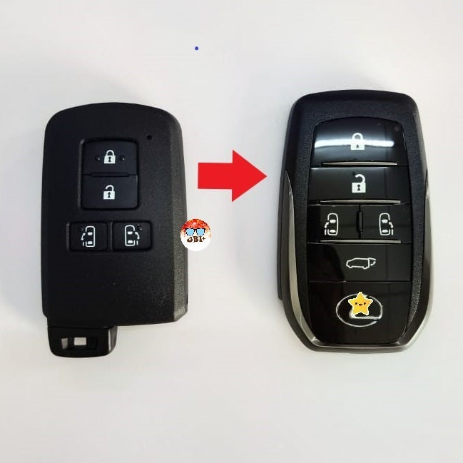 For LEXUS LM300 LM350 UPGRADE REMOTE KEY COVER ALPHARD VELLFIRE AGH30