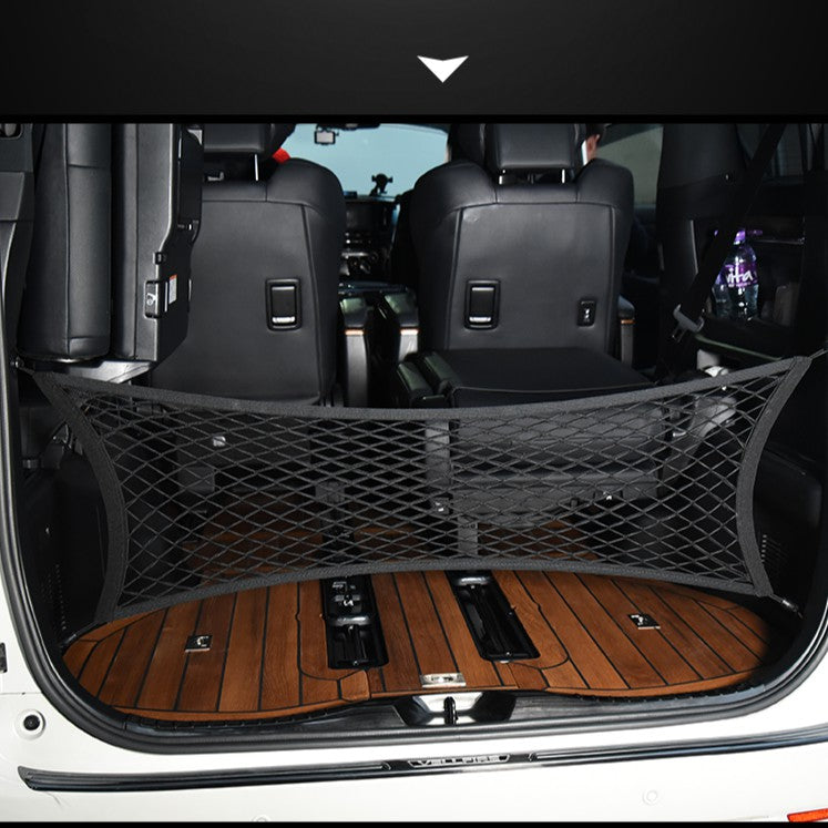 For Toyota Alphard Vellfire ANH20 AGH30 Elfa trunk mat net bag luggage storage pocket Weir method modification