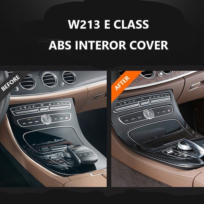 For Mercedes W213 E class ABS Carbon Fiber Colour Carbon Look Interior Upgrade