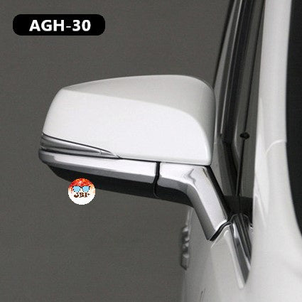 For Toyota Alphard Vellfire AGH30 Chrome Rearview Side Mirror Garnish Cover