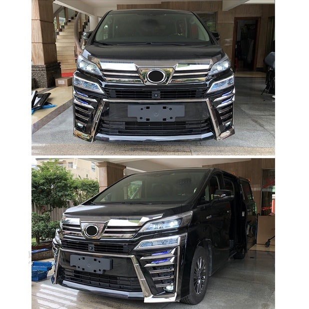 For Toyota Vellfire AGH30 2018 Facelift DRL With Running Signal Function DAY LIGHT LED