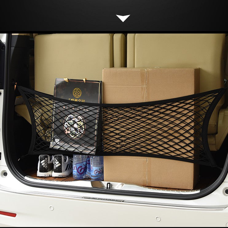 For Toyota Alphard Vellfire ANH20 AGH30 Elfa trunk mat net bag luggage storage pocket Weir method modification