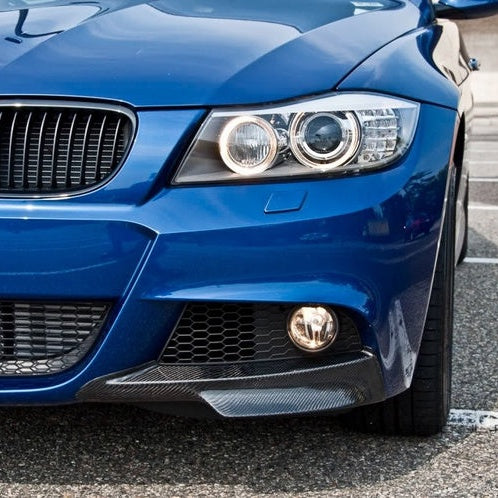 For BMW E90 320I 325i LCI M SPORT 3-Series M-tech Front Bumper Splitter Lip Diffuser Bodykit 2009-2012