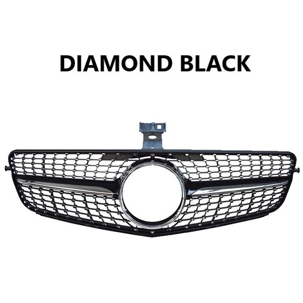 For Mercedes W204 C Class Diamond Grill 2007-2014