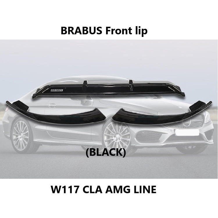 For Mercedes W117 Front lip Diffuser Bodykit