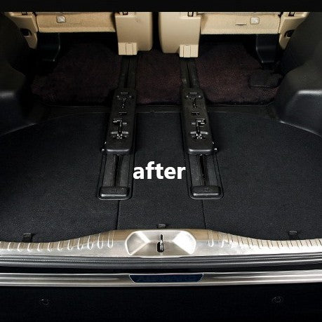 For TOYOTA VELLFIRE ALPHARD AGH30 2015-2021 Rear Bumper Guard Trunk Protector Stainless Steel
