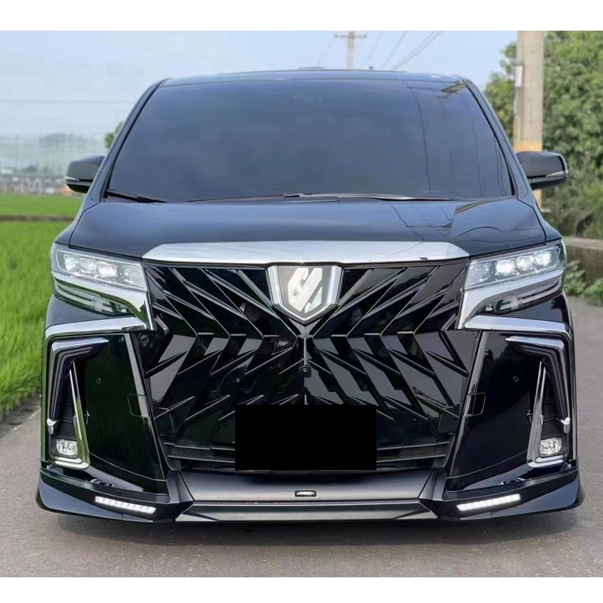 For Toyota Alphard AGH30 2018+ Facelift WALD Front Grill Grille