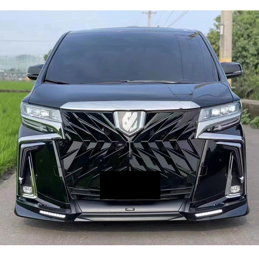 For Toyota Alphard AGH30 2018+ Facelift WALD Front Grill Grille