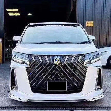 For Toyota Alphard AGH30 2018+ Facelift WALD Front Grill Grille