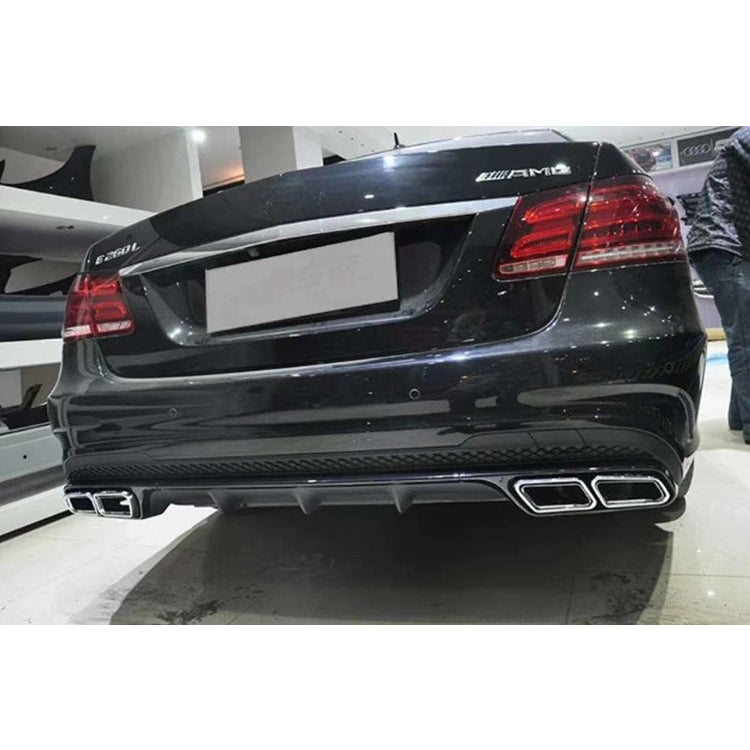 For Mercedes-Benz W212 E63 AMG Style Diffuser W212 Facelift 2013-2015