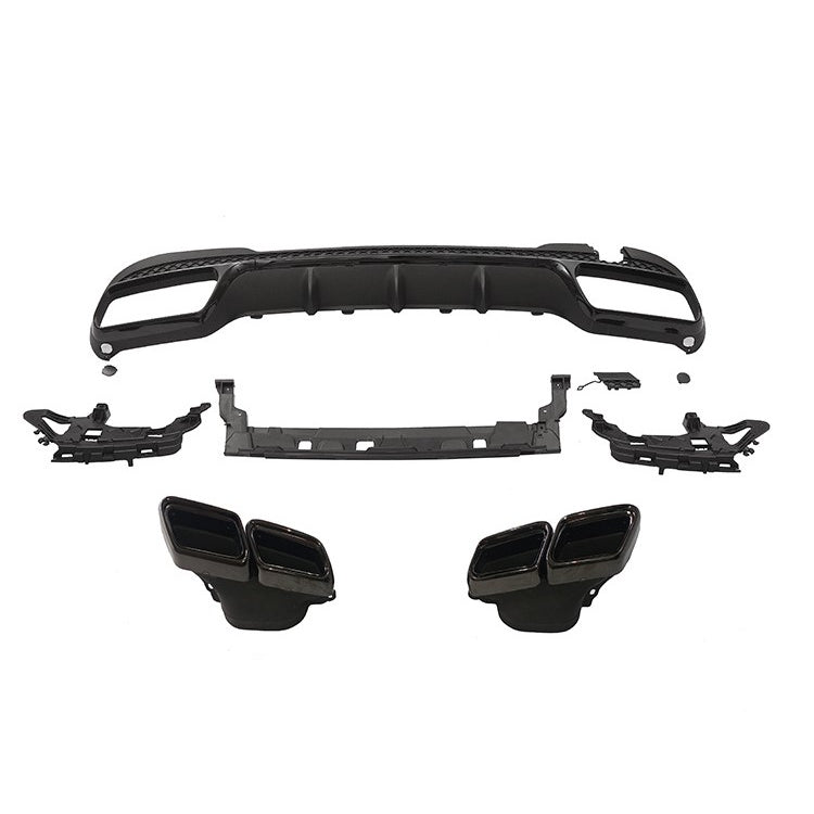 For Mercedes-Benz W212 E63 AMG Style Diffuser W212 Facelift 2013-2015