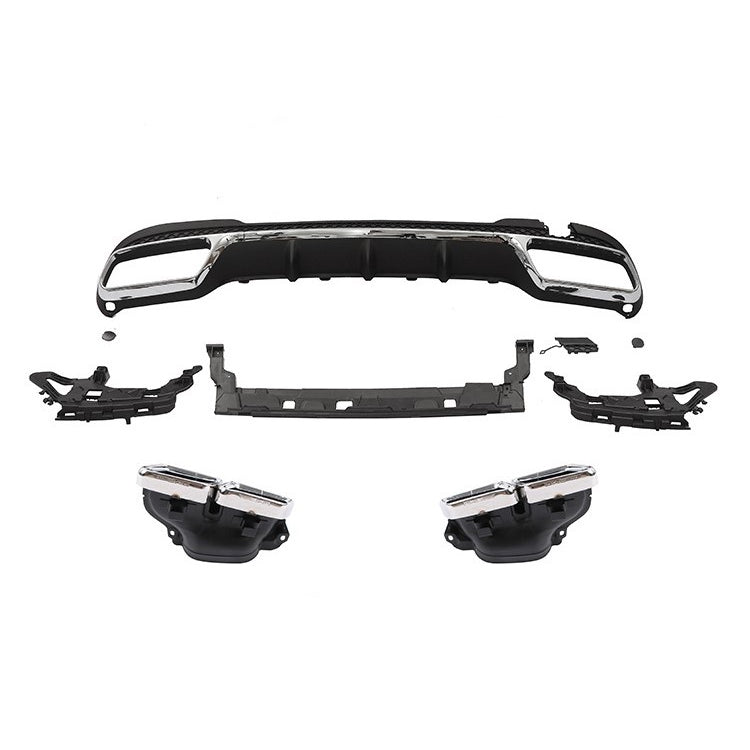 For Mercedes-Benz W212 E63 AMG Style Diffuser W212 Facelift 2013-2015