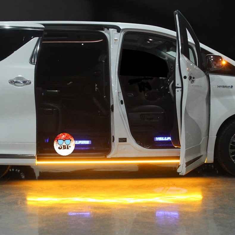 For Toyota Vellfire Alphard AGH30 AGH40 Side Skirt Light Power Door Light Bar 2015-2026