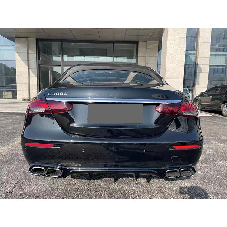 For Mercedes-Benz W213 E63 Facelift AMG Style Diffuser 2021-2023